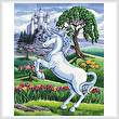 cross stitch pattern Unicorn Kingdom