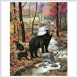 cross stitch pattern Bearly Moving