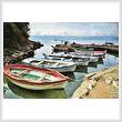 cross stitch pattern Boats