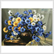 cross stitch pattern Bouquet of Blue