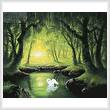 cross stitch pattern Beautiful Woodland