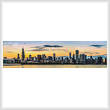 cross stitch pattern Chicago Skyline