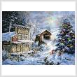 cross stitch pattern Country Shopping