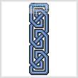 cross stitch pattern Celtic Bookmark 9