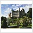 cross stitch pattern Dunrobin Castle