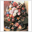 cross stitch pattern Flowers and Fruits