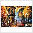 cross stitch pattern Fall Rain 2