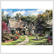 cross stitch pattern The Hideaway Cottage
