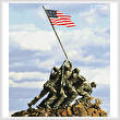 cross stitch pattern Iwo Jima Memorial