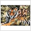 cross stitch pattern Jungle Tiger