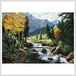 cross stitch pattern Mountain Melody