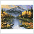 cross stitch pattern Mountain Retreat