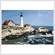 cross stitch pattern Mini Portland Head Lighthouse