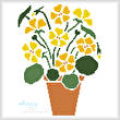 cross stitch pattern Nasturtium