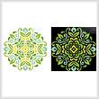 cross stitch pattern Ornamental Floral 3