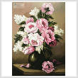 cross stitch pattern Peony and Lilac