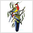cross stitch pattern Rosehill Parakeets