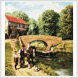 cross stitch pattern Summer on the Canal