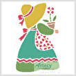 cross stitch pattern Sunbonnet Sue 3