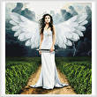 cross stitch pattern Storm Angel
