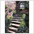 cross stitch pattern Stone Steps Italy