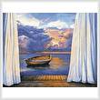 cross stitch pattern Vacation View