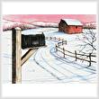cross stitch pattern Winter Delivery