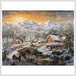cross stitch pattern Winter Merriment
