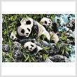 cross stitch pattern 12 Pandas