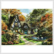 cross stitch pattern The Autumn Cottage (Large)