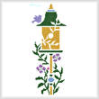 cross stitch pattern Birdhouse