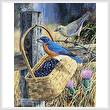 cross stitch pattern Blue Bandit