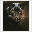 cross stitch pattern Black Panther Portrait