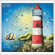 cross stitch pattern By the Seaside