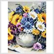 cross stitch pattern Colourful Bouquet (Crop)