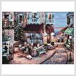 cross stitch pattern Cafe Romantique