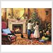 cross stitch pattern Christmas Interior