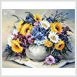 cross stitch pattern Colourful Bouquet