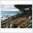 cross stitch pattern Cypress and Sea