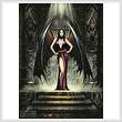 cross stitch pattern Dark Angel