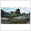 cross stitch pattern Eilean Donan Castle