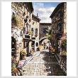 cross stitch pattern Eze Village