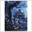 cross stitch pattern Fright Night (Crop)