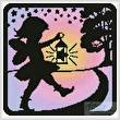 cross stitch pattern Fairy Silhouette Square 2