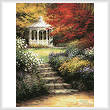 cross stitch pattern Garden Steps