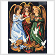 cross stitch pattern Hark the Herald Angels Sing