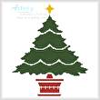 cross stitch pattern Little Christmas Tree