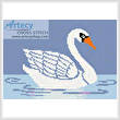 cross stitch pattern Little Swan