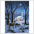 cross stitch pattern A Midnight Clear
