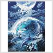 cross stitch pattern Moonlight Tryst